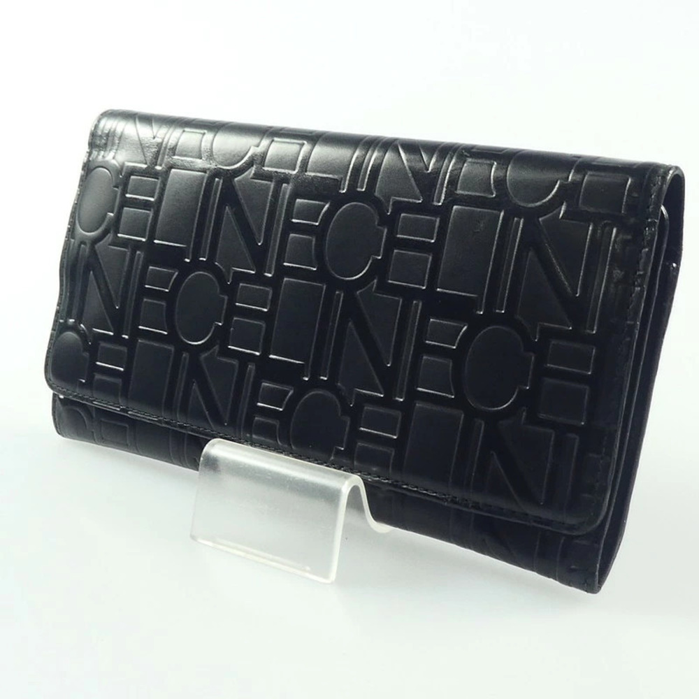 Celine Embossed Long Wallet
